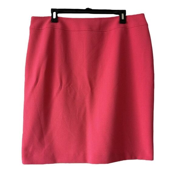 Tahari ASL Women's‎ Stretch Hidden Zip Closure Mini Skirt Pink Size 16 - Picture 1 of 6